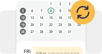 Synchronisation avec votre agenda ou vos outils professionnels (selon votre configuration)