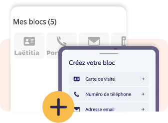 personnalisation des blocs d’informations