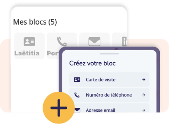 personnalisation des blocs d’informations