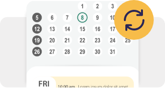 Synchronisation avec votre agenda ou vos outils professionnels (selon votre configuration)